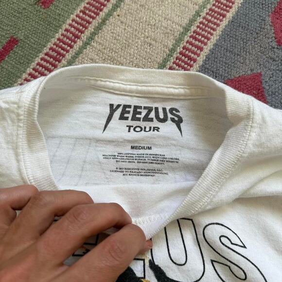 Rare 2013 Kanye Yeezus Tour Indian Chief Graphic Tee Shirt - Picture 3 of 8